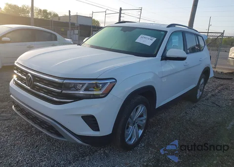 2021 Volkswagen Atlas 3.6L V6 Se W/Technology from USA, damaged, VIN 1V2WR2CA7MC595822